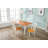 Raffe 4 - Person Solid Wood Solid Wood Top Four Leg Dining Set-1476234534