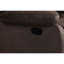 Support lombaire rembourré transitionnel - Structure en bois franc séché au four en microfibre et rembourrage en mousse de 8 po à ressorts à arc en acier inoxydable enveloppés de brun, 80 po Profondeur, 30 largeur, 26 hauteur,