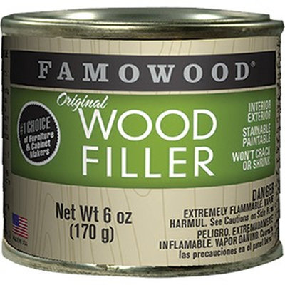 Famowood 36141124 1/4Pt Maple Original Solvent Based Wood Filler-1PK