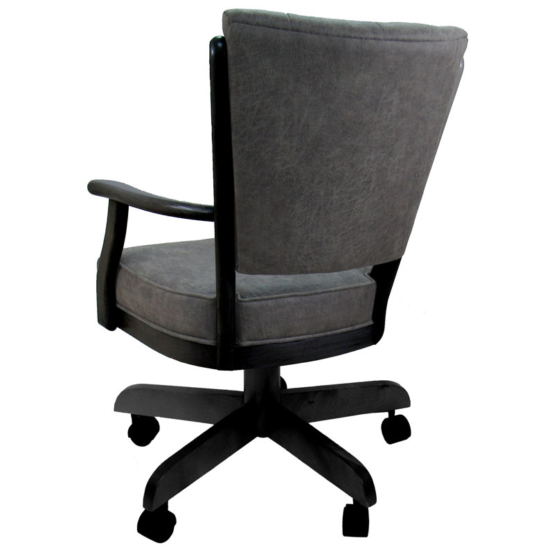 Chaise avec accoudoirs rembourrée Danyael, Wapiti du Nord-Ouest