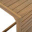 Table de bout en C brun