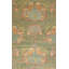 Tapis rectangulaire en laine de conception unique 8 pi 1 po x 10 pi 2 po Moss