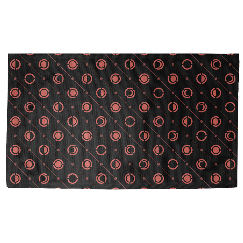 Skeffingt Polka Dots Indoor Rug, Rectangle 2' x 3'