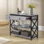 Deford 100cm Console Table: Stylish Storage with Drawers & Durable Steel Frame