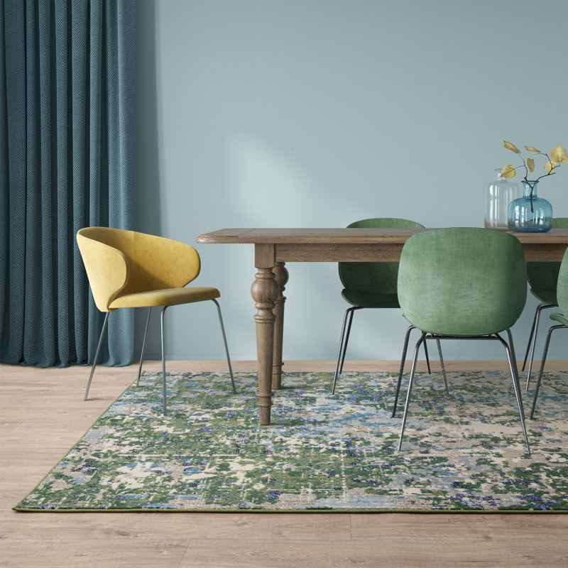 Antebi Abstract Area Rug, Rectangle 80 x 150 cm