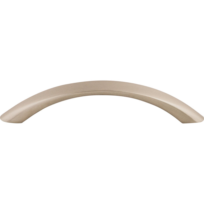 Bow Bar pull, Brushed Satin Nickel, 5 1/16" Center to Center