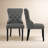 PU Leather Dining Chairs with Pull Ring-1047791402