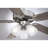 52" Garrett 5 - Blade Standard Ceiling Fan in Satin Nickel with Pull Chain and Light Kit Included-33352815-33352819-33352820