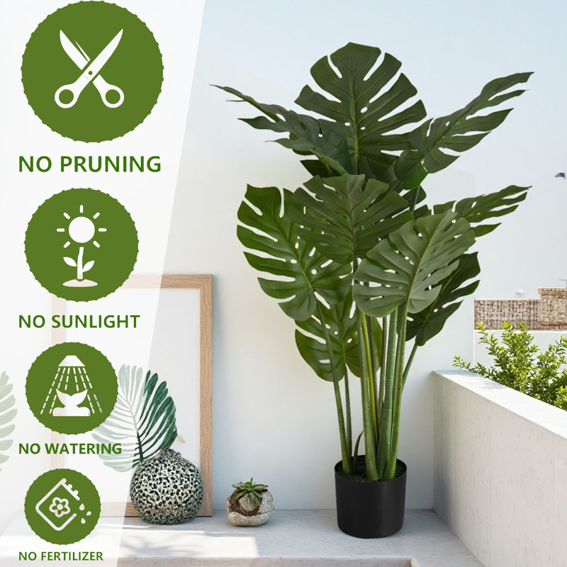 45 po. Arbre artificiel 45 po Monstera
