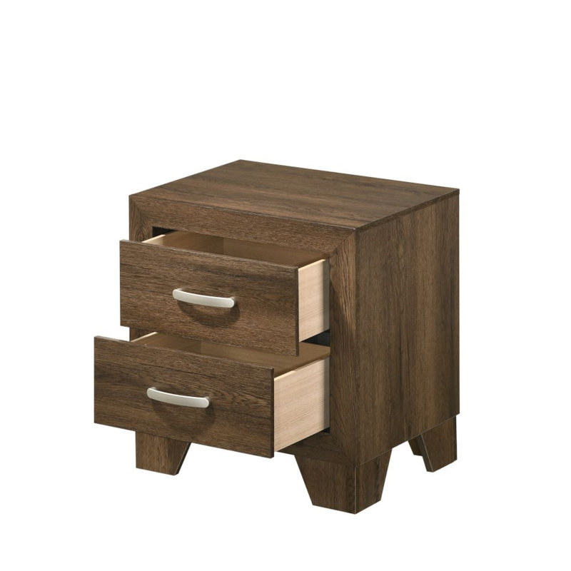 Miquell 22'' W Nightstand, Brown