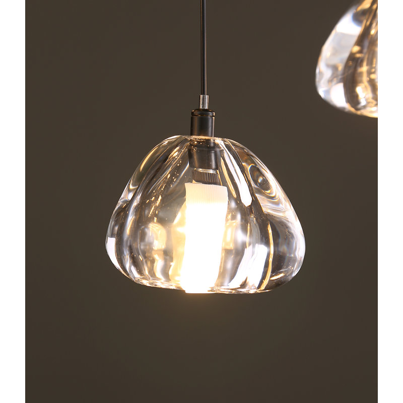 10-lights High Ceiling Glam Chandeliers LED Dimmable Light, Matte Black