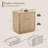 23'' Fluted Nightstand With Mid-Century Modern-605077749