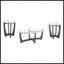 Table basse ronde en verre 23,5 pouces-240215417