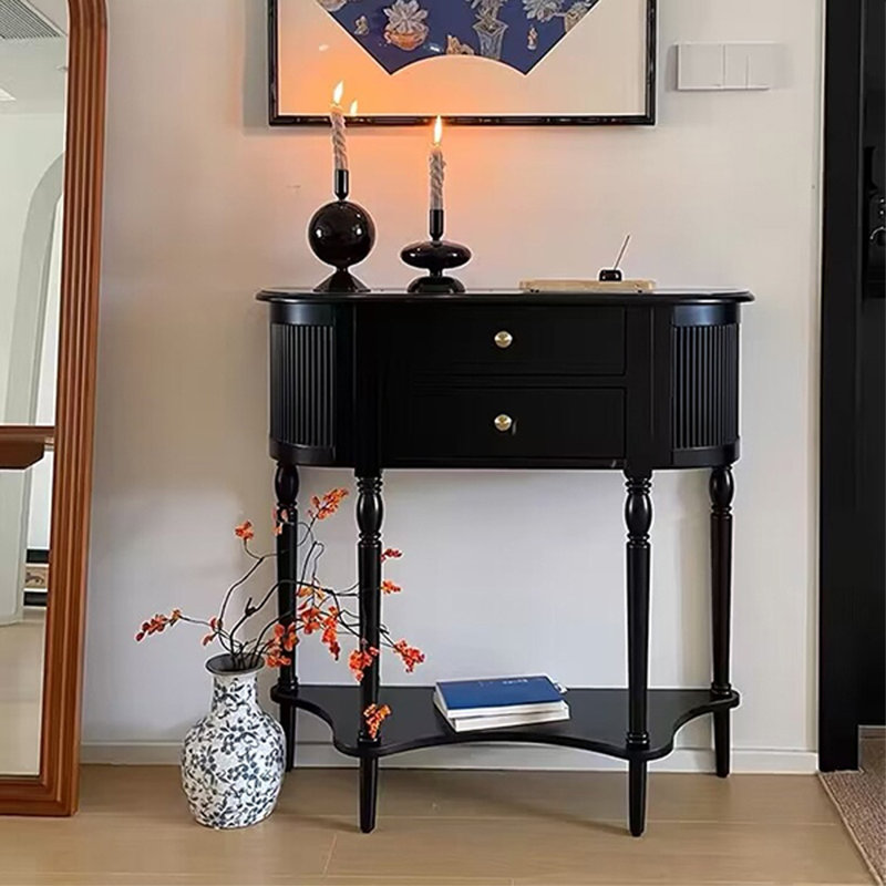Console italienne de luxe décontractée, H 35,83 po x l 39,37 po x P 11,81 po