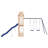 VidaXL Pine Swing Set with 2 Swing(s) , 1 Slide(s)-88463364