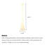 Lampe sur pied rotative moderne et minimaliste