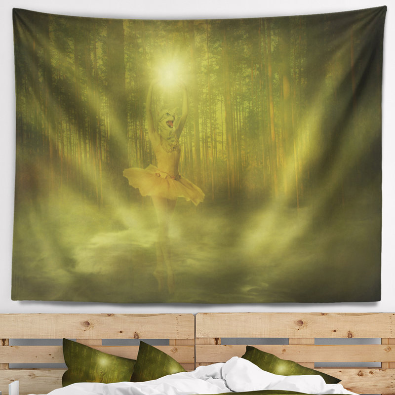 Photographie danse du soleil tapisserie de paysage, H 50 po x l 60 po