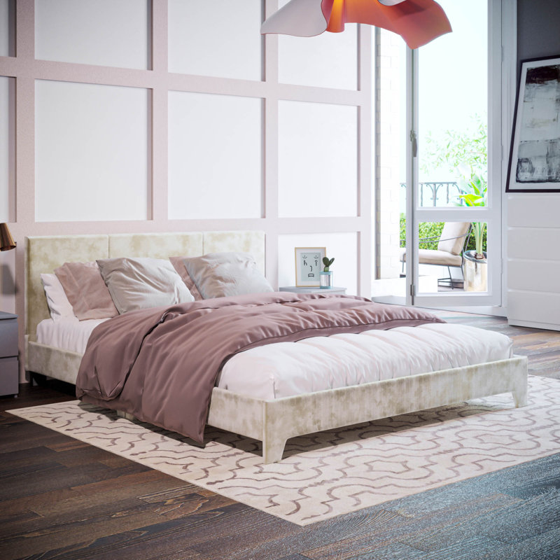 Scipio Upholstered Bed, UKFR Certified, Kingsize (5'), Oyster