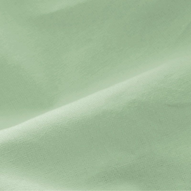 Luxurious King-Sized Gray Organic Cotton Percale Sheet Set