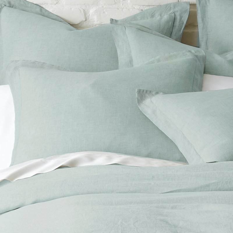 Housse de couette en lin délavé, Housse de couette pour lit simple