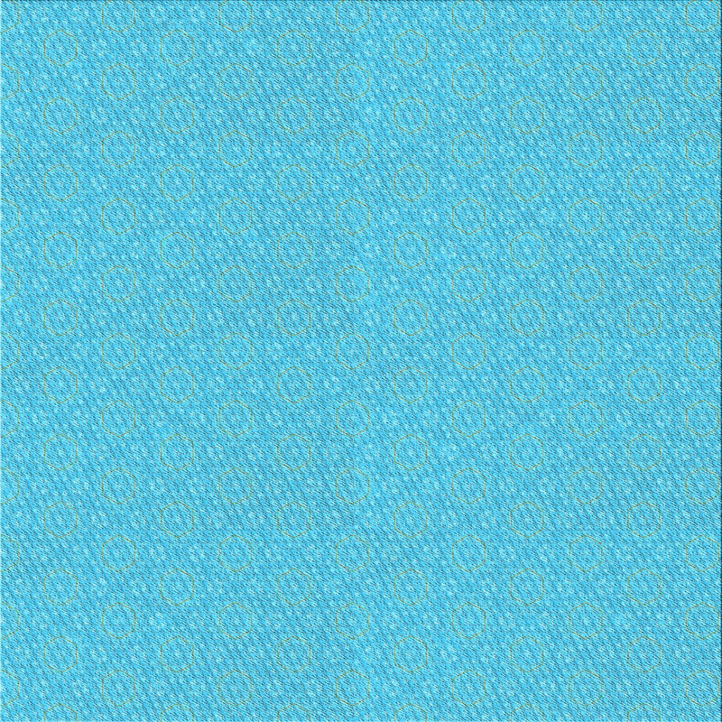Tapis bleu tissé à la machine, Carré 5 pi x 5 pi