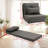 Convertible Floor Sofa Bed with Adjustable Backrest and Removable Pillows