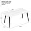 Table basse de loisirs en porcelaine blanche 70 po - Polyvalent et facile à assembler, blanc, pour les sports d'intérieur