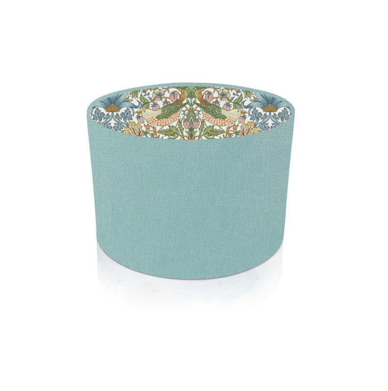 Cotton Drum Lamp Shade ( Screw On ), 18cm H x 25cm W x 25cm D