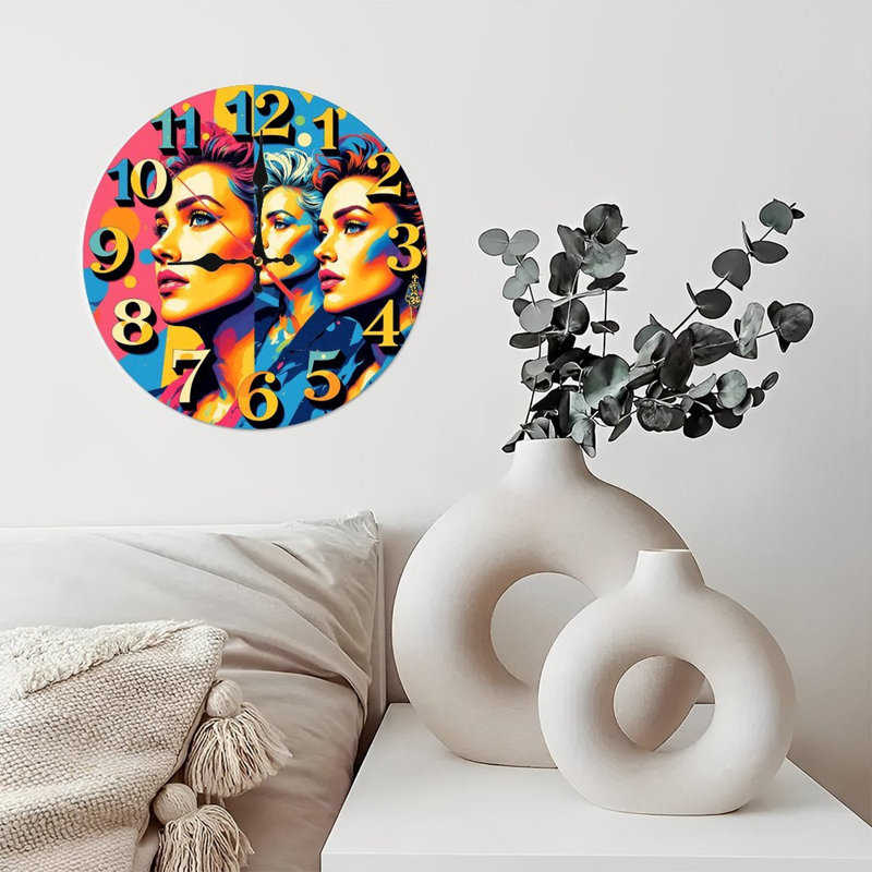 Horloge murale Pop Art