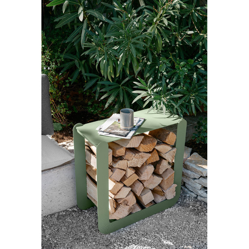 Rangement à bûches en métal l 24 po x P 10,5 po Nevado, Cactus