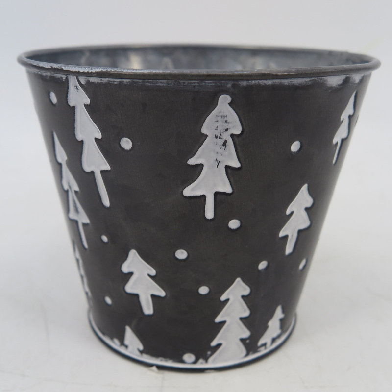 Cache-pot en métal Aylinn