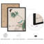 «Delicate Bird and Bamboo with Butterfly in Nature-Inspired Art», affiche rustique encadrée-104788198-104788202