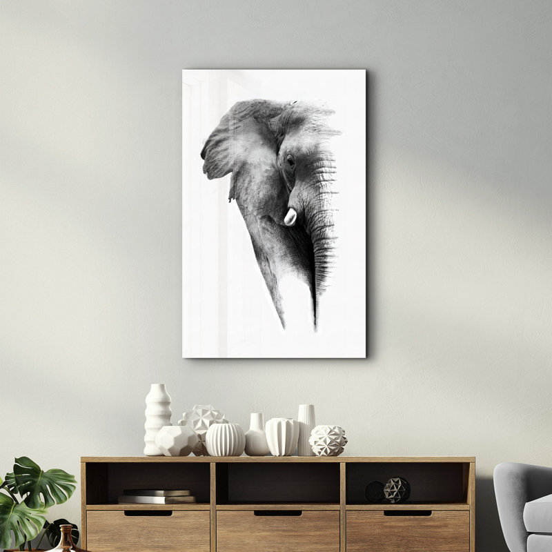 Élégante peinture murale en verre trempé de 13,8 po x 21,7 po | 100% verre trempé, épaisseur: 0,16 pouce | Imprimé UV pour des couleurs éclatantes | Parfait pour la décoration intérieure, le salon et les espaces de bureau
