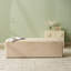 Repose-pieds long et moelleux Almond, repose-pieds simple et moderne pour un usage domestique
