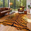 Irregular Animal Print Area Rug-1437827967