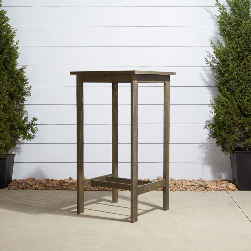 Manchester Wooden Bar Table, Brown