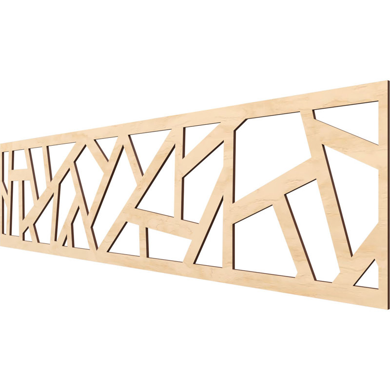 Moulure en bois Harrisburg, Bouleau, H 12 po x l 47 po x P 0,25 po