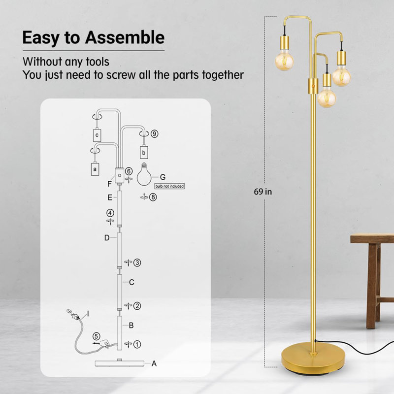 Industrial Floor Lamp