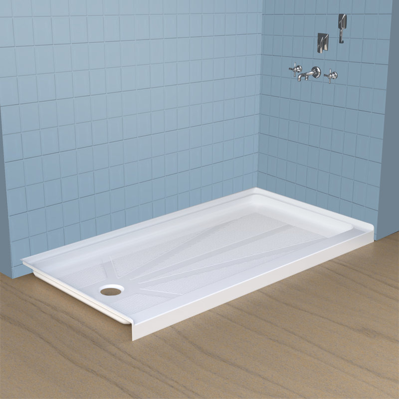 Base de douche triple antidérapante ABC6034 l 60 po x P 34 po