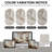 Linen-Look Total Blackout Curtains (Set of 2)-584098975-584098978
