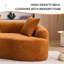 Canapé modulaire courbé 4 places avec méridienne et coussins décoratifs 4 places-684503094