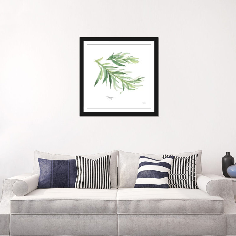 « elmwood », reproduction d’art sur toile, H 24 po x l 24 po x P 1 po, Papier d'art encadré noir, Blanc