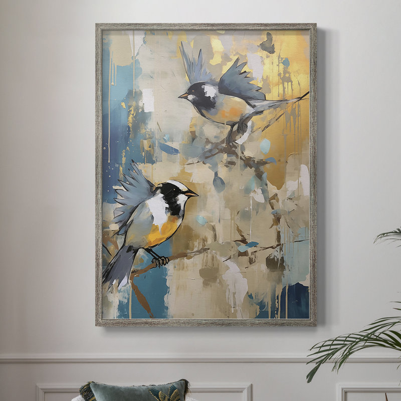 ANIMALS Series Dxx, reproduction encadrée - bois massif, H 15 po x l 12 po