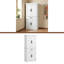Armoire de cuisine, armoire de cuisine haute, avec tiroir, tablette à 5 niveaux et tablettes réglables
