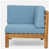 Blue Cushion/Teak Frame sélectionné