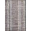 Tapis décoratif rayé brun à motif décoratif moderne lavable à la machine-751425525