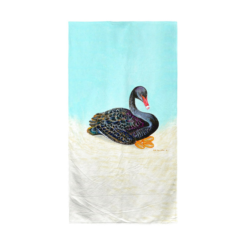 Serviette de plage swan Rebello