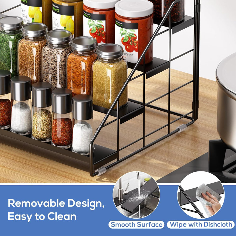 4 Tiered Spice Rack Organizer