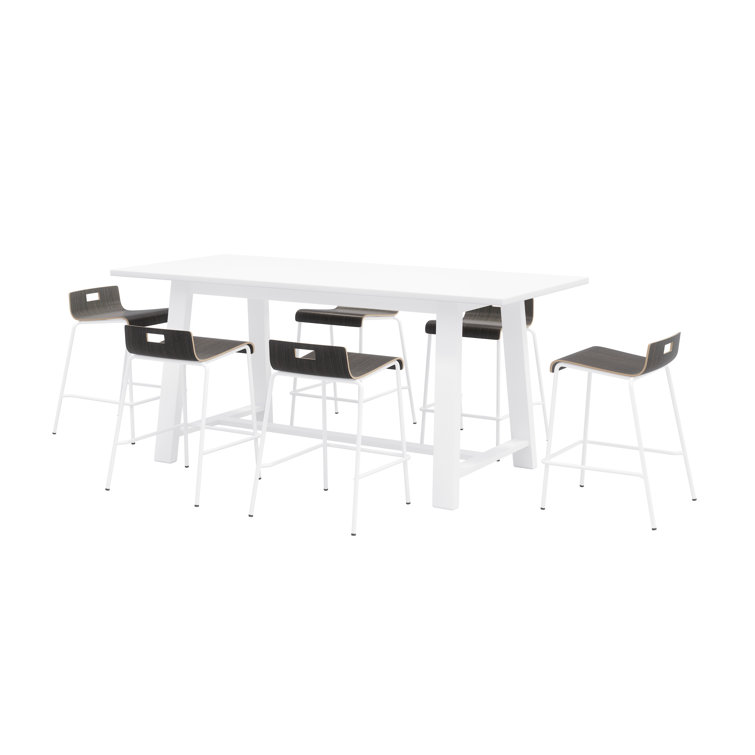 Midtown- Jive Set 36" L Rectangular Breakroom Table and Chair Set