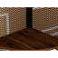 Étagère d'angle rustique de 65 po avec portes, étagères de rangement à 6 niveaux et cadre, pour le salon, support à verres à vin pour armoire de bureau, tablette stable, balcon autoportant, cuisine